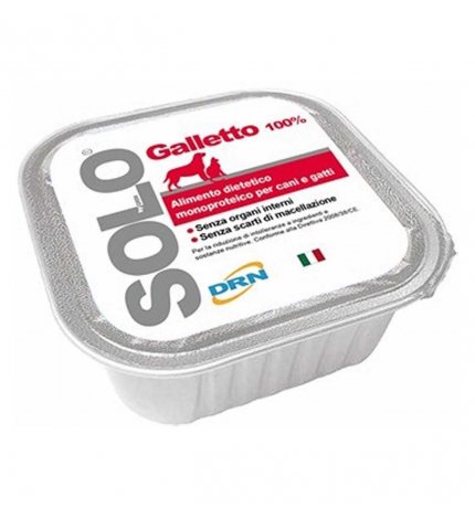 DRN SOLO GALLETTO MONOPROTEICO DA 100 GR IN VASCHETTA