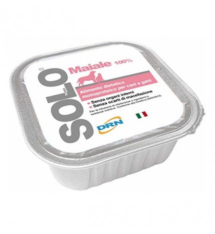 DRN SOLO MAIALE MONOPROTEICO DA 300 GR IN VASCHETTA