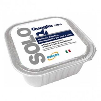 DRN SOLO QUAGLIA MONOPROTEICO DA 100 GR IN VASCHETTA
