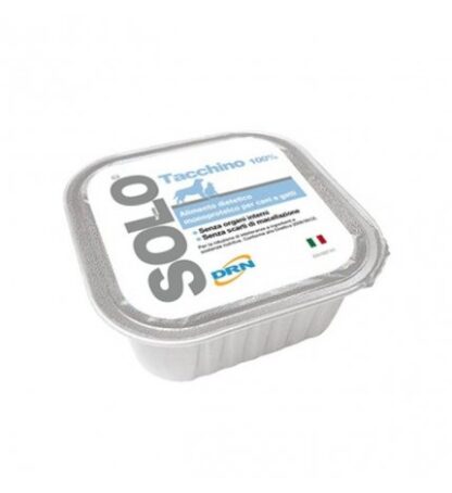 DRN SOLO TACCHINO MONOPROTEICO DA 100 GR IN VASCHETTA