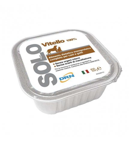 DRN SOLO VITELLO MONOPROTEICO DA 100 GR IN VASCHETTA