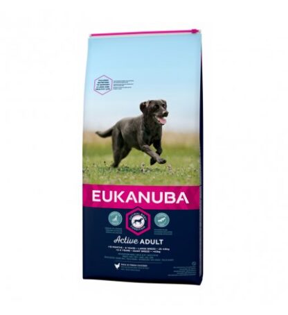 EUKANUBA CANE ADULT LARGE AL POLLO DA 12 KG