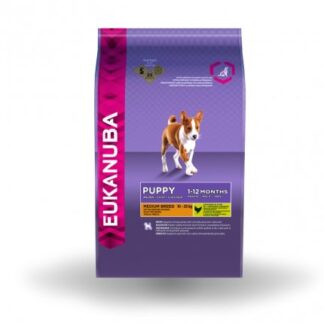 EUKANUBA CANE PUPPY MEDIUM BREED POLLO DA 12 KG