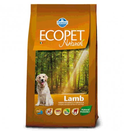 FARMINA ECOPET NATURAL ADULT MEDIUM ALL' AGNELLO DA 12 KG