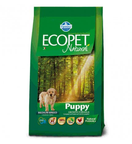 FARMINA ECOPET NATURAL PUPPY MEDIUM AL POLLO DA 12 KG