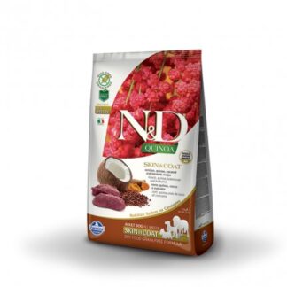 FARMINA N&D DELICIOUS GRAIN FREE CANE ADULT SKIN & COAT ALLA QUINOA E CERVO DA 2,5 KG