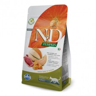 FARMINA N&D DELICIOUS GRAIN FREE GATTO ADULT CON ANATRA ZUCCA E MELONE CANTALUPO DA 5 KG