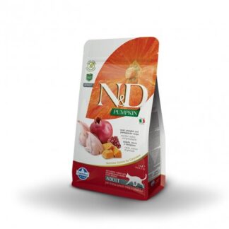 FARMINA N&D DELICIOUS GRAIN FREE GATTO ADULT CON QUAGLIA ZUCCA MELOGRANO DA 300 GR
