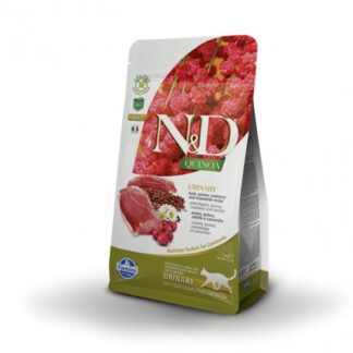 FARMINA N&D DELICIOUS GRAIN FREE GATTO ADULT URINARY ALLA QUINOA E ANATRA DA 1,5 KG