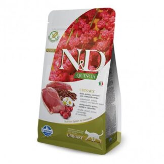 FARMINA N&D DELICIOUS GRAIN FREE GATTO ADULT URINARY ALLA QUINOA E ANATRA DA 300 GR