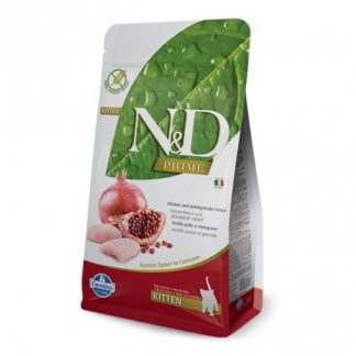 FARMINA N&D DELICIOUS GRAIN FREE GATTO PRIME KITTEN CON POLLO E MELOGRANO DA 5 KG