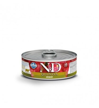 FARMINA N&D DELICIOUS GRAIN FREE GATTO QUINOA URINARY DA 80 GR IN LATTINA