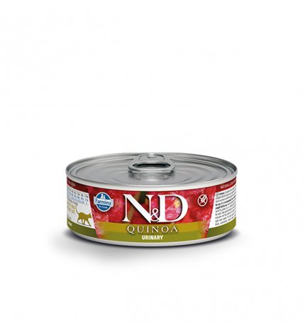 FARMINA N&D DELICIOUS GRAIN FREE GATTO QUINOA URINARY DA 80 GR IN LATTINA