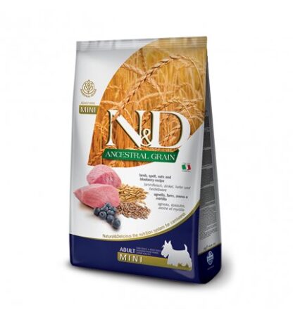 FARMINA N&D DELICIOUS LOW GRAIN CANE ADULT MINI AGNELLO DA 7 KG
