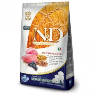 FARMINA N&D DELICIOUS LOW GRAIN CANE PUPPY MEDIUM & MAXI CON AGNELLO MIRTILLO DA 2,5 KG
