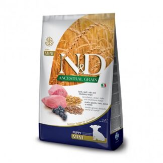 FARMINA N&D DELICIOUS LOW GRAIN CANE PUPPY MINI CON AGNELLO E MIRTILLI DA 7 KG