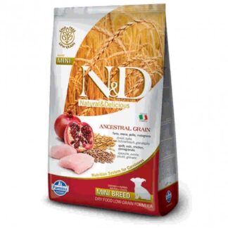 FARMINA N&D DELICIOUS LOW GRAIN CANE PUPPY MINI CON POLLO MELOGRANO DA 2,5 KG
