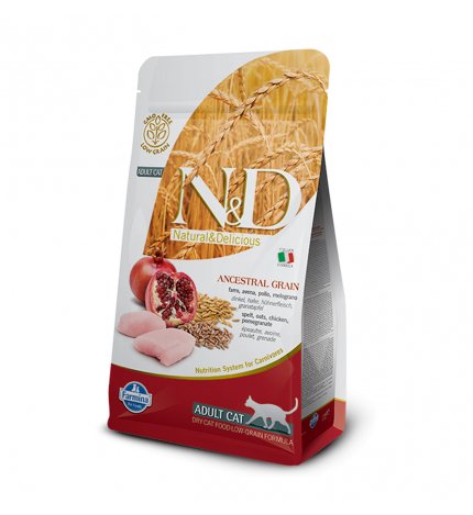 FARMINA N&D DELICIOUS LOW GRAIN GATTO ADULT CON POLLO DA 5 KG