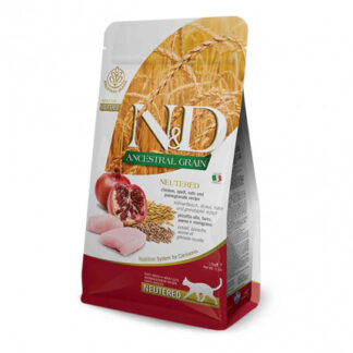 FARMINA N&D DELICIOUS LOW GRAIN GATTO NEUTERED CON POLLO MELOGRANO DA 5 KG