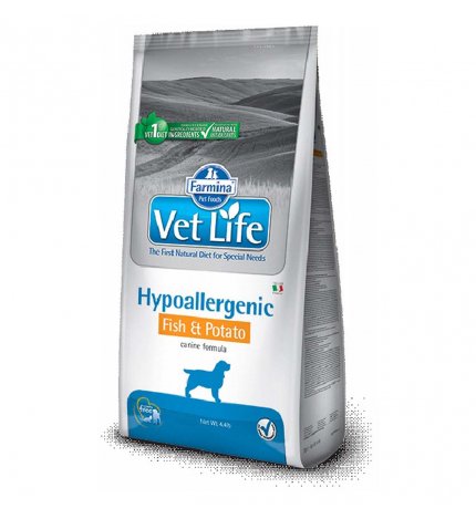FARMINA VET LIFE CANE HYPOALLERGENIC PESCE & PATATE DA 2 KG