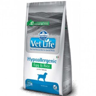 FARMINA VET LIFE CANE HYPOALLERGENIC UOVA & RISO DA 12 KG