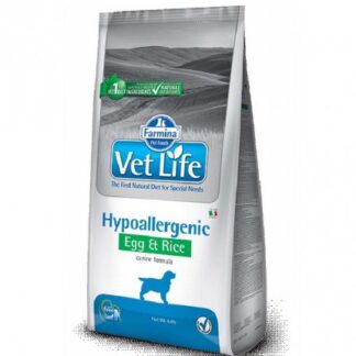 FARMINA VET LIFE CANE HYPOALLERGENIC UOVA & RISO DA 2 KG