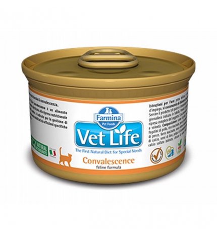 FARMINA VET LIFE GATTO CONVALESCENCE DA 85 GR IN LATTINA