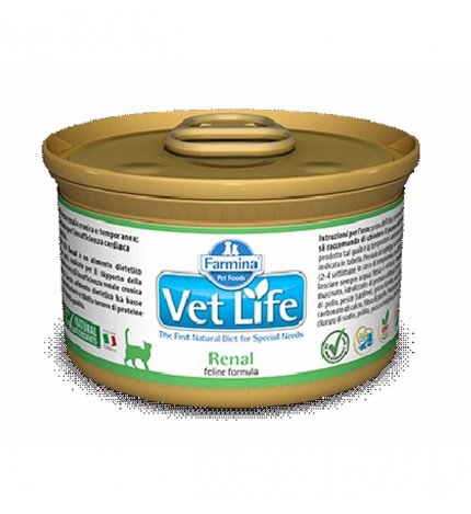 FARMINA VET LIFE GATTO RENAL DA 85 GR IN LATTINA