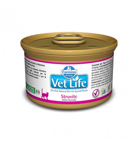 FARMINA VET LIFE GATTO STRUVITE DA 85 GR IN LATTINA
