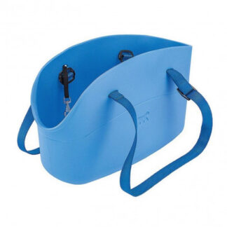 Ferplast cane e gatto borsa with me small azzurro peso massimo 5 kg
