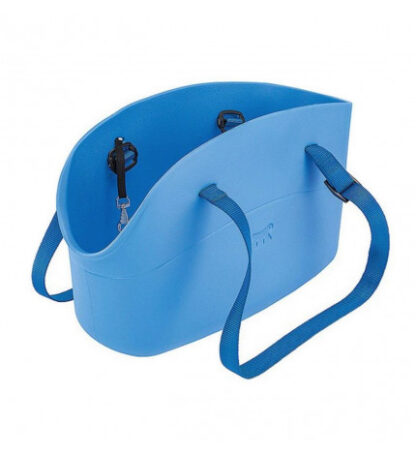 Ferplast cane e gatto borsa with me small azzurro peso massimo 5 kg