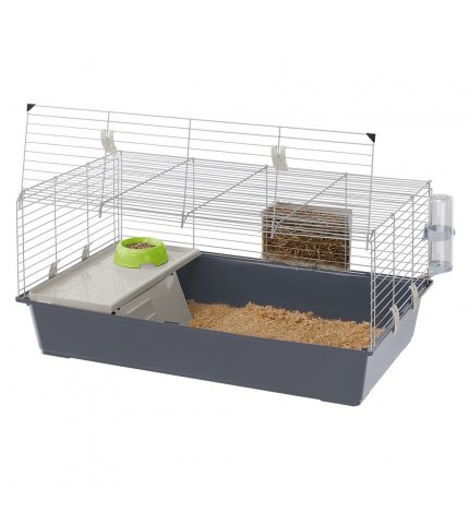 FERPLAST CONIGLI E PORCELLINI D' INDIA GABBIA RABBIT 100 GRIGLIA