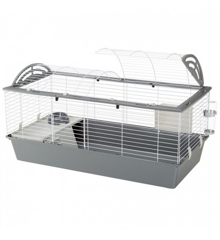 FERPLAST CONIGLI E PORCELLINI D'INDIA GABBIA CASITA 120 BIANCA