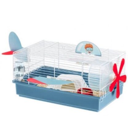 FERPLAST CRICETI GABBIA 9 PLANE BIANCA