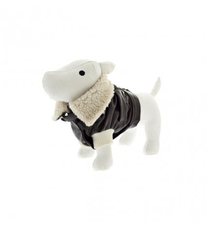 Ferribiella cane bomber aviatore 25 cm marrone