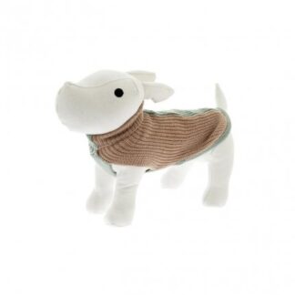 Ferribiella cane dolcevita bi-color 39 cm verde