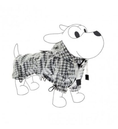 Ferribiella cane impermeabile favola 45 cm pied de poule