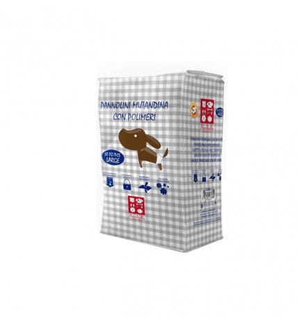 FERRIBIELLA CANE PANNOLINI MUTANDINA CON POLIMERI LARGE 10 PZ FUSS DOG