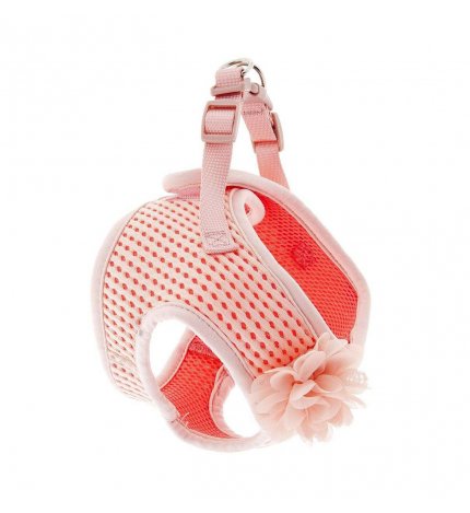 Ferribiella cane pettorina breeze fiore taglia m 50 - 60 cm rosa