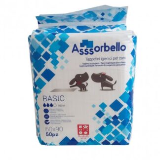 FERRIBIELLA CANE TRAVERSINE TAPPETINI IGIENICI CANE BASIC 60 x 90 CM DA 50 PEZZI