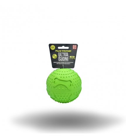 Ferribiella fuxtreme ultrasound palla ossi per cani di taglia grande 11,4 cm verde