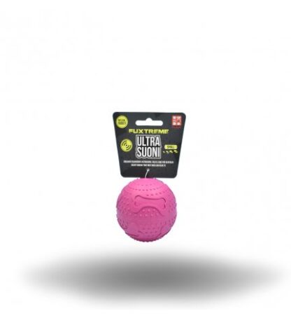 Ferribiella fuxtreme ultrasound palla ossi per cani di taglia piccola 7,6 cm fucsia