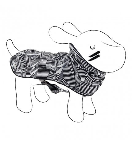 Ferribiella juventus official product cane cappottino con pettorina integrata tg. 33 cm