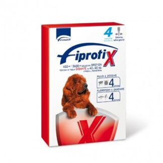FIPRATIX/FIPROTIX SPOT ON CANE TAGLIA GIGANTE 1 CONFEZIONE DA 4 PIPETTE