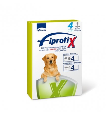 FIPRATIX/FIPROTIX SPOT ON CANE TAGLIA GRANDE 1 CONFEZIONE DA 4 PIPETTE