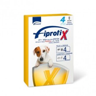 FIPRATIX/FIPROTIX SPOT ON CANE TAGLIA PICCOLA 1 CONFEZIONE DA 4 PIPETTE