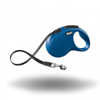 FLEXI CANE GUINZAGLIO NEW CLASSIC FETTUCCIA M 5M BLU