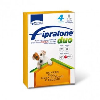 Formevet antiparassitario fipralone duo spot on per cani di taglia piccola da 2 a 10 kg 4 pipette da 0,67 ml