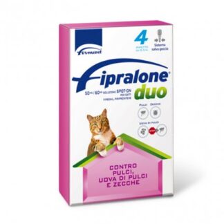 Formevet antiparassitario fipralone duo spot on per gatti 4 pipette da 0,5 ml