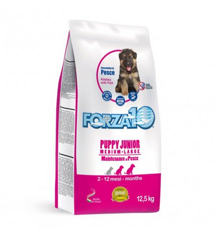 FORZA 10 CANE PUPPY E JUNIOR M/L AL PESCE DA 12 KG